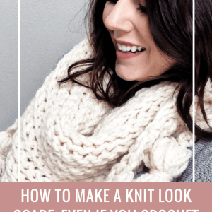 knit look scarf crochet pattern, crochet pattern triangle scarf