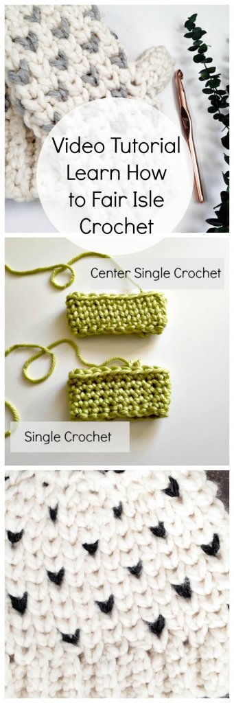 tips to make the center single crochet stitch easier, video tutorial
