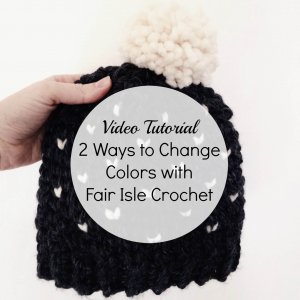 change colors in fair isle crochet