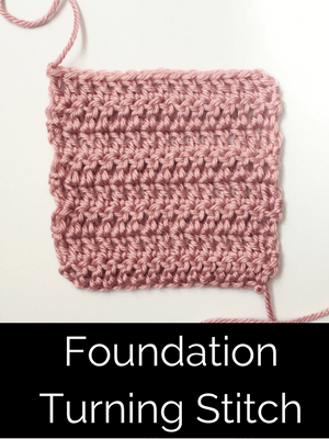 crochet even edges, foundation turning stitch, my crochet edges are uneven, hole in my crochet