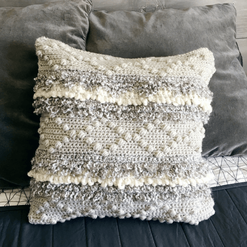 Nouveau Crochet Pillow Case