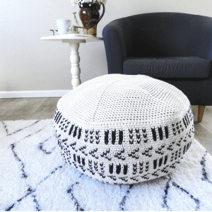 crochet floor cushion pattern