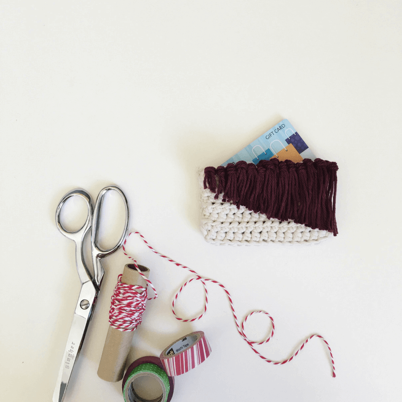 A DIY crochet gift card holder that adds personality to a basic gift. Find modern crochet ideas your family will love, if you can part with them!