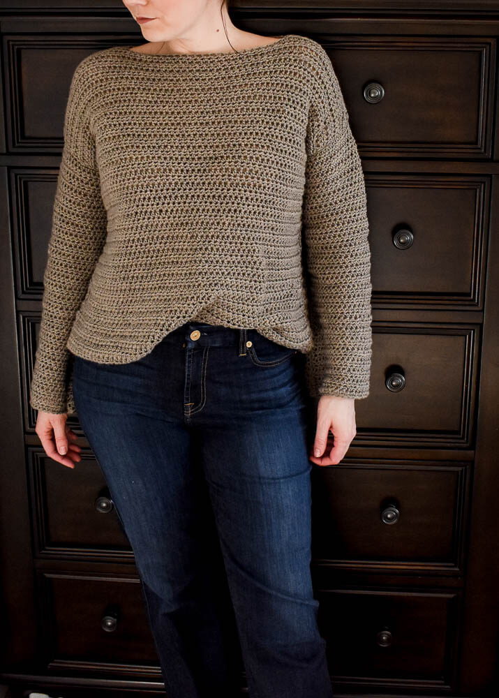 Beginner's Guide To Crocheting A Sweater + Crochet Sweater Pattern