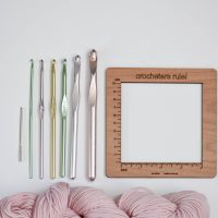 all the details you need to know about crochet gauge. Plus where to get a crochet gauge ruler.