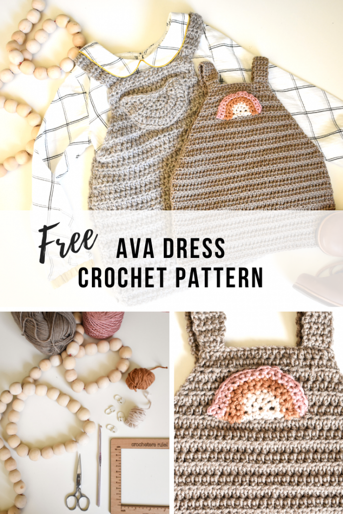 A free PDF crochet dress pattern for the Baby Ava Dress